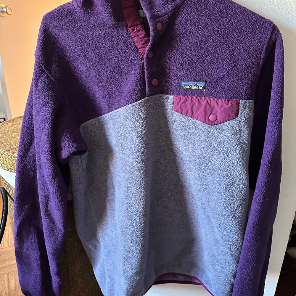Patagonia Synchilla Purple and Lavender Fleece